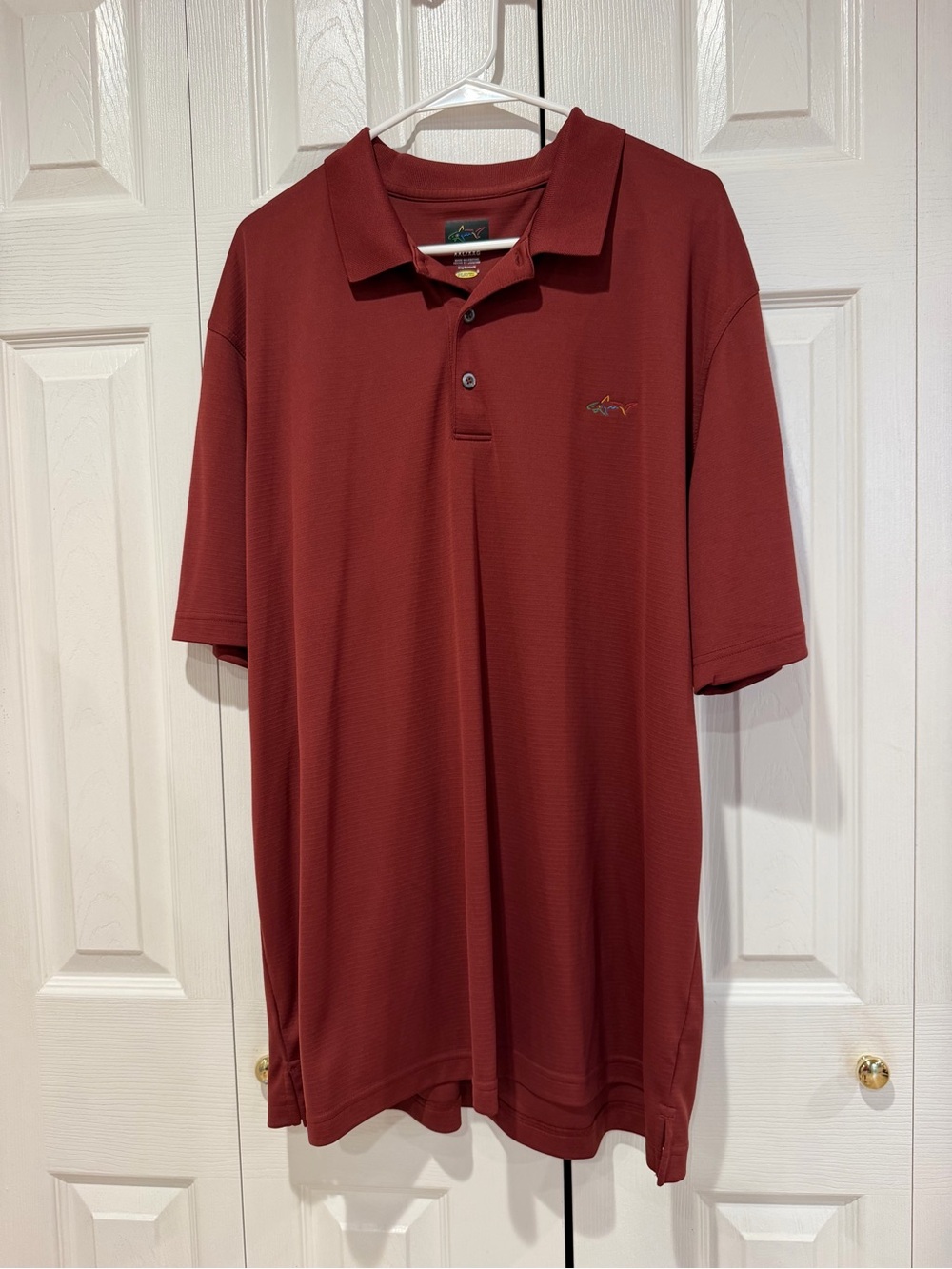 Greg Norman Collection Men's Brick Red Polo